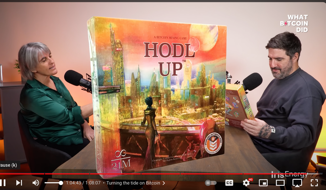 Rachel Geyer Gifts Hodl Up to Peter McCormack - Free Market Kids