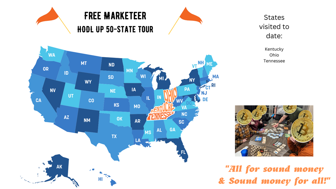 HODL UP 50-State Tour - Free Market Kids