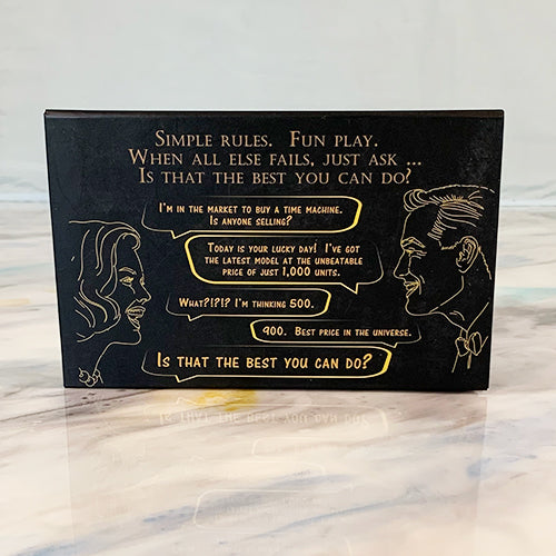 "Is That The Best You Can Do?"  First Edition